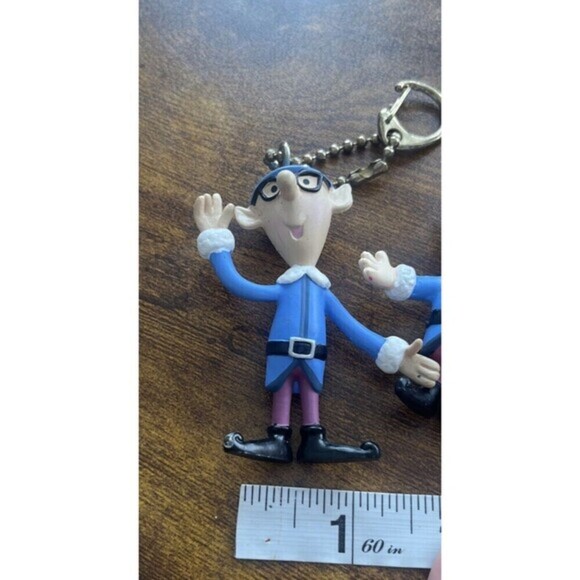 Memory Lane Lot of  3 Elf  Island Of Misfit Toy's Keychain Hermey‎ Christmas - Picture 4 of 9